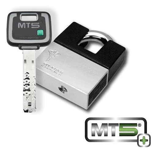 High-security MTS key and padlock system